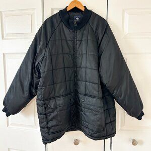 Jordan Craig Black Quilted Puffer Jacket Mens 2XL Bomber Style EUC